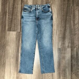 Good American Blue Straight Leg Jeans